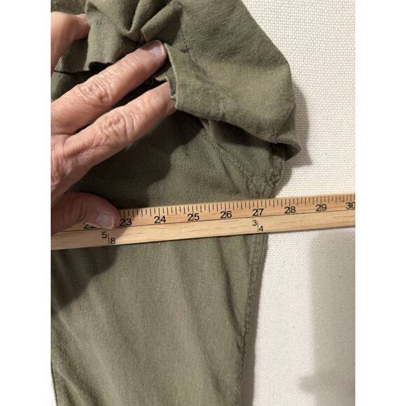 M. E. Sport Collection Men's 2XL Short Sleeve Shirt Linen Blend Button Front - Picture 11 of 11